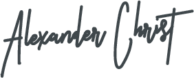 Unterschrift Alexander Christ